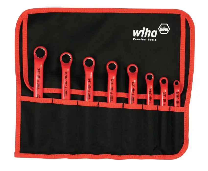 Wiha 21096, Insulated Inch Deep Offset Wrench Set Trusted Brand