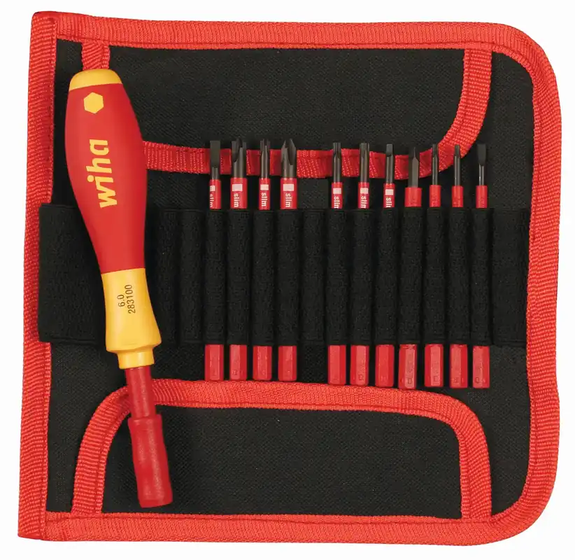 Next Day Delivery Wiha 28392, Insulated SlimLineBlade 12 Pc. Set