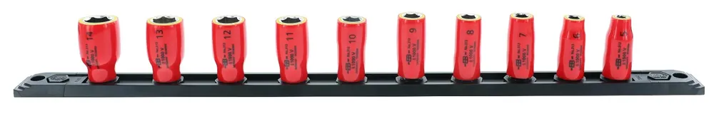 Wiha 31393, 10 PC Insulated Socket Set 1/4 Drive Buy Online