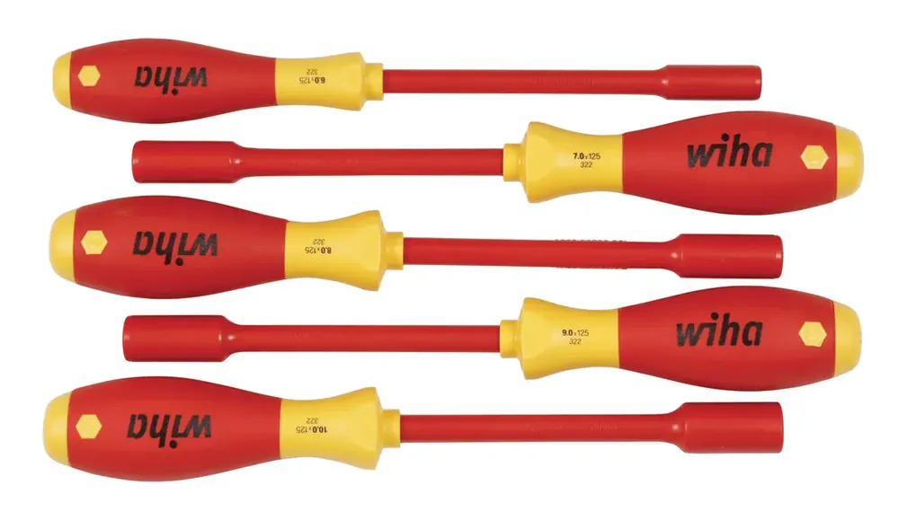 Discount Wiha 32291, Insulated Metric Nut Driver 5 Pc. Set