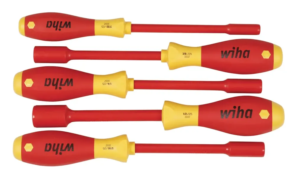 Save Now Wiha 32292, Insulated Inch Nut Driver 5 Pc. Set