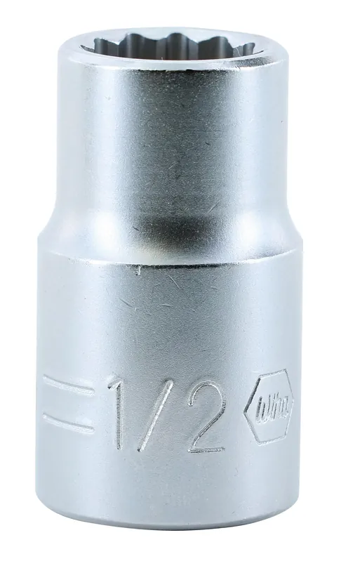High Quality Wiha 33811, 1/2" Drive Deep Socket, 12 Point, 1/2"