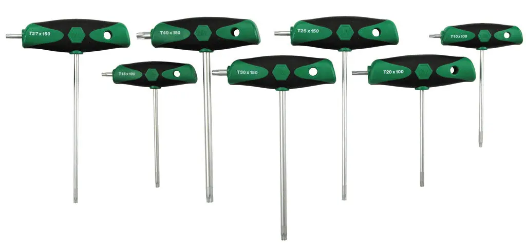 Wiha 36497, TORX® Soft Grip T-Handle 7 Pc. Set Clearance