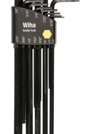 Direct From Factory Wiha 36991, Ball End Hex Long Arm L-Key 13 Pc. Set