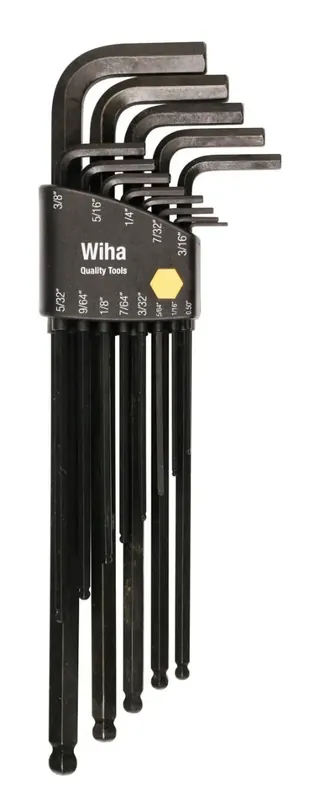 Direct From Factory Wiha 36991, Ball End Hex Long Arm L-Key 13 Pc. Set