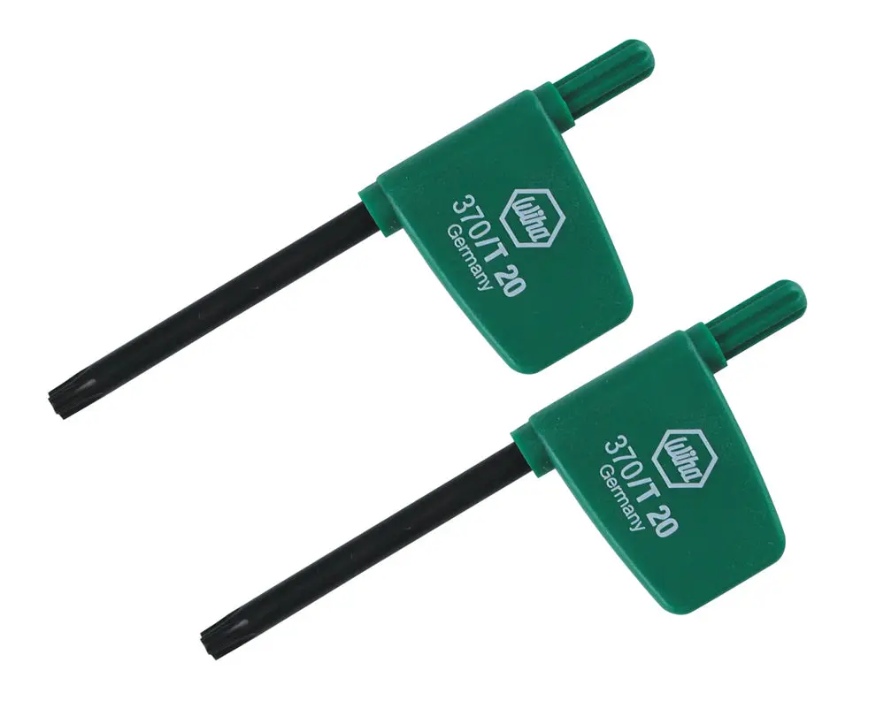Wiha 37008, TORX® Flag Handle Driver T8 - 2Pk Secure Checkout