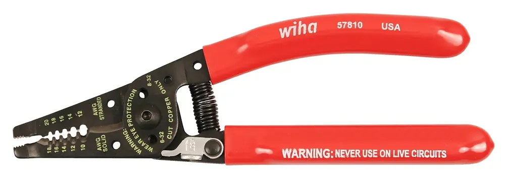 Wiha 57810, Wire Stripping Pliers 7.25" Brand New