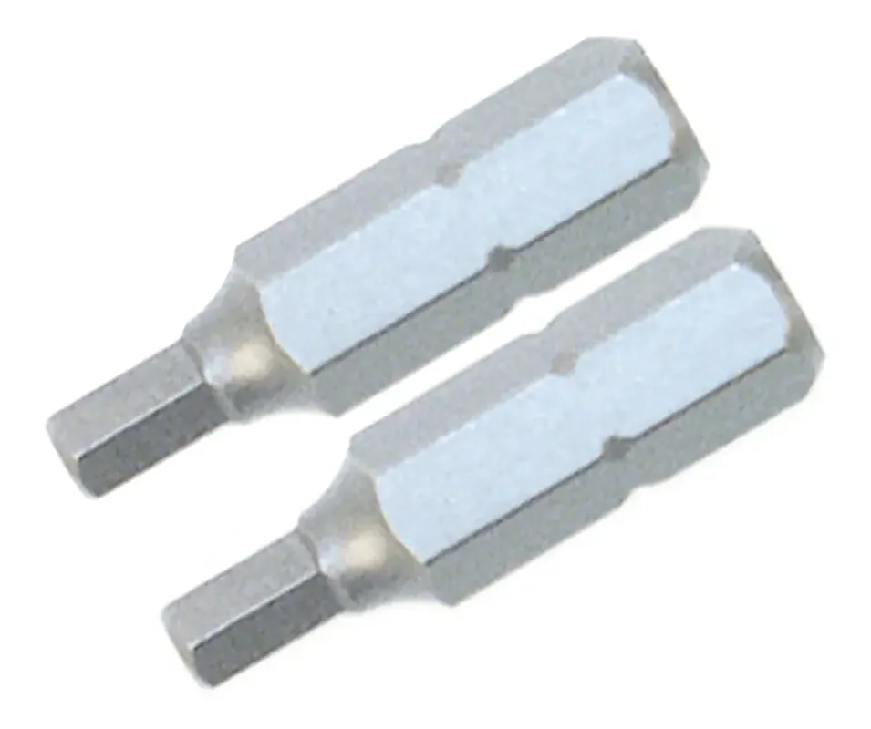 Wiha 71982, Security Hex Insert Bit 4.0 x 25mm 2Pk Reduced Price