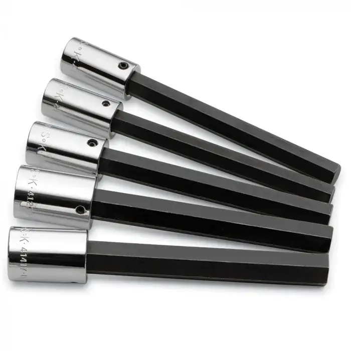 Latest SK Tools - Set Socket Bit 1/2dr Fractional Lghex 5pc - 41255