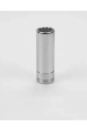 Affordable SK Tools - Socket Chrome 1/4dr Deep 12pt 12mm - 44711