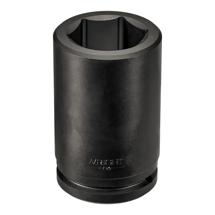 Reduced Price Wright Tool 1-1/2 in Drive 6-Point Deep Metric Black Oxide Impact Socket, 75mm - WT 849-75MM Socket