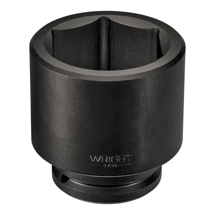 New Release Wright Tool 2-1/2 in Drive 6-Point Standard Metric Black Oxide Impact Socket, 200mm - WT 858-200MM Socket
