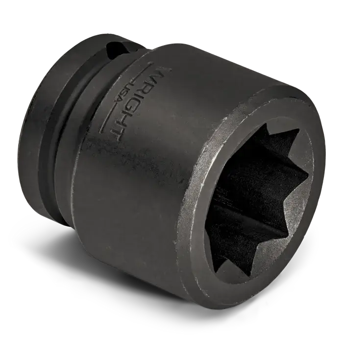 Wright Tool 1 in Drive 8-Point Standard SAE Black Oxide Double Square Railroad Impact Socket, 2 in - WT 8816A Socket Limited Time