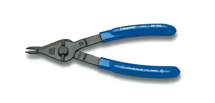 Wright Tool Straight Tip Black Oxide Retaining Ring Plier, 5.75 in Length, 0.038 in Tip Diameter - WT 9C938 Plier Bargain