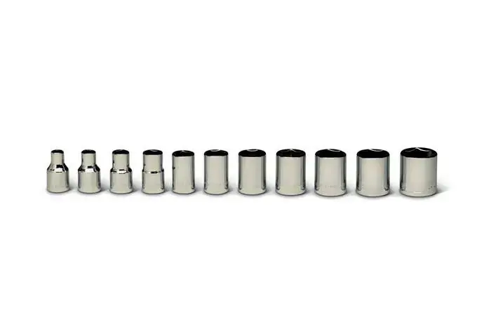 Wright Tool 11 Piece 1/4 in Drive 6-Point Standard Metric Socket Set, 4 - 14mm - WT 256 Socket Set Fast Shipping