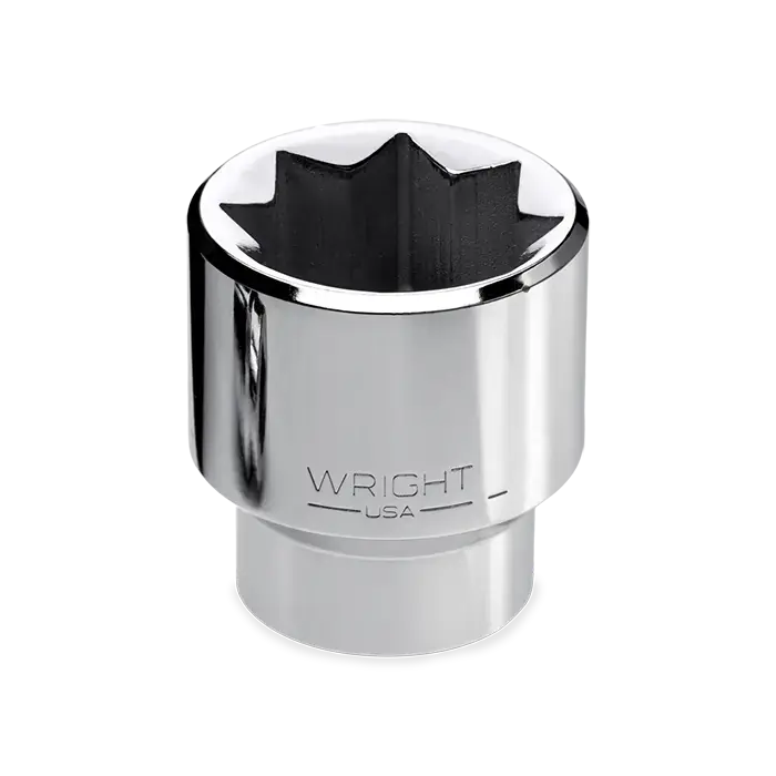 Certified Wright Tool 1/2 in Drive 8-Point Standard SAE Polished Hand Socket, 1 in - WT 4332 Socket