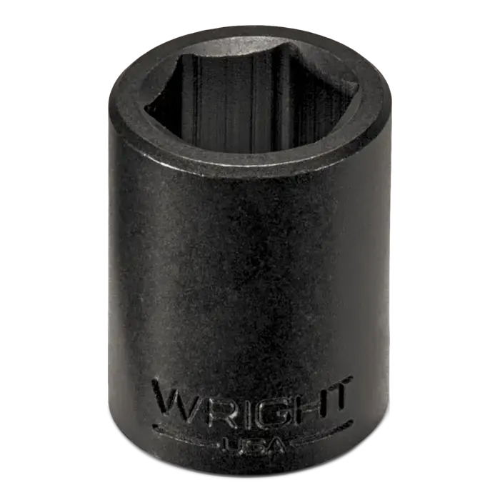 Premium Wright Tool 1/2 in Drive 6-Point Standard SAE Black Oxide Impact Socket, 1-3/8 in - WT 4844 Socket