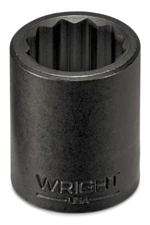 Affordable Wright Tool 1/2 in Drive 12-Point Standard SAE Black Oxide Impact Socket, 1 in - WT 4882 Socket