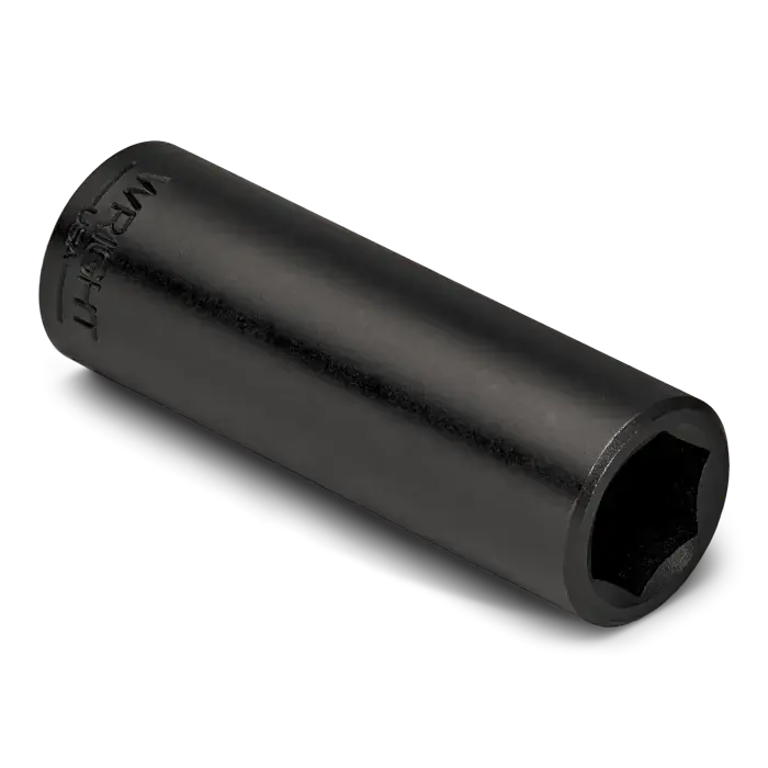 Wright Tool 1/2 in Drive 6-Point Deep SAE Black Oxide Impact Socket, 3/8 in - WT 4912 Socket Limited Offer
