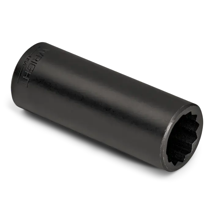 In Demand Wright Tool 1/2 in Drive 12-Point Deep SAE Black Oxide Impact Socket, 3/4 in - WT 4974 Socket