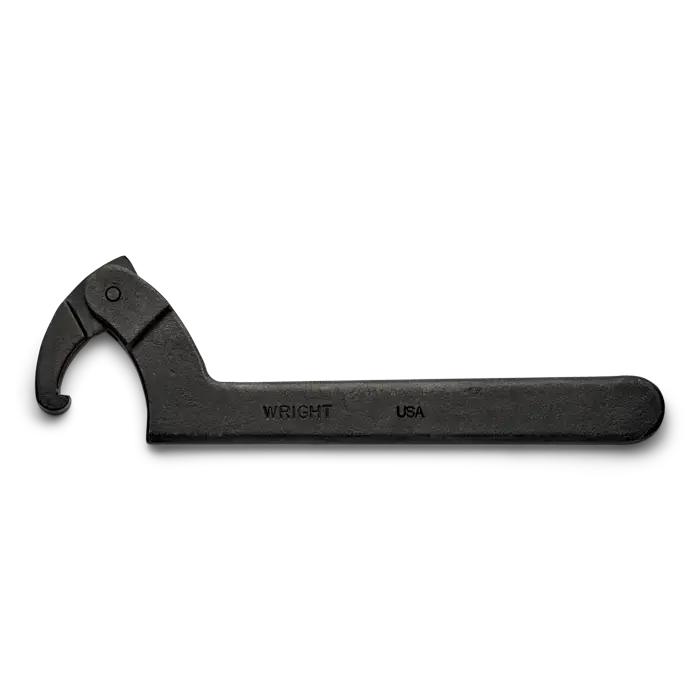 Wright Tool Black Industrial Adjustable Hook Spanner Wrench, 6-1/8 in - 8-3/4 in - WT 9634 Spanner Wrench Secure Checkout