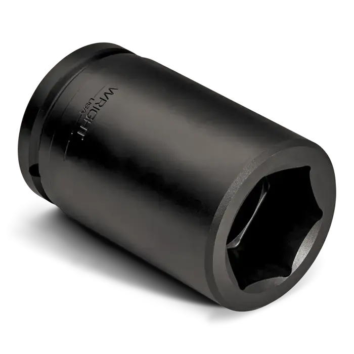 Authentic Wright Tool 1-1/2 in Drive 6-Point Deep SAE Black Oxide Impact Socket, 1-1/2 in - WT 84924 Socket
