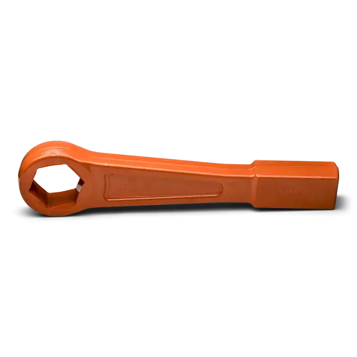 Wright Tool 6-Point Straight Handle Striking Face Safety Orange Box End Wrench, 2-3/8 in - WT 18H76 Box Wrench Super Sale