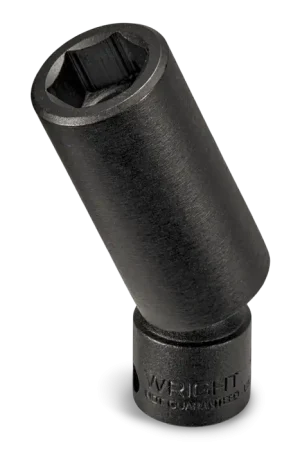 Affordable Wright Tool 3/8 in Drive 6-Point Deep Metric Black Oxide Universal Power Socket, 16mm - WT 39-56MM Socket