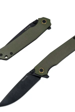 Fenix Ruike Black and Green Folding Knife - F RK-P801-G While Supplies Last
