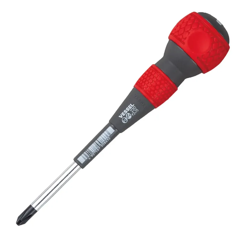 Get Yours Vessel Tools Ball Grip Screwdriver, PH2 x 75mm - VL 220P275