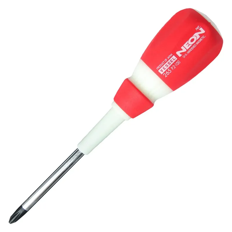 Vessel Tools Neon Screwdriver, PH2 x 100mm - VL 265P2100 Weekend Sale