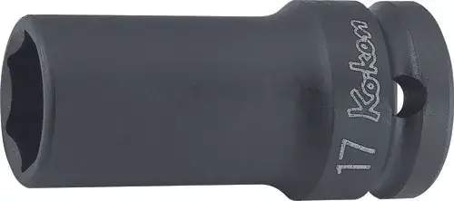 Ko-ken Tools 1/2 Sq. Dr. Socket 19mm 6 point Length 60mm Thin walled Buy Direct