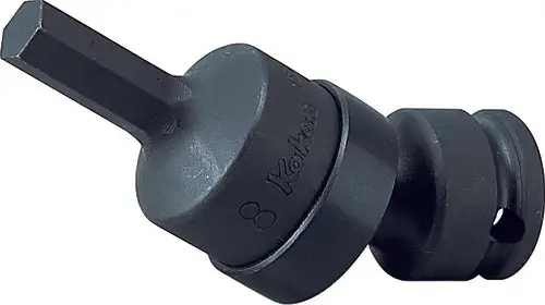 High Quality Ko-ken Tools 3/8 Sq. Dr. Universal Bit Socket 10mm Hex Length 74mm
