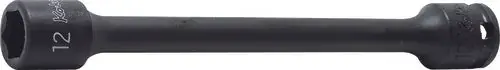 Ko-ken Tools 3/8 Sq. Dr. Extension Socket 10mm 12 point Length 200mm Professional Grade