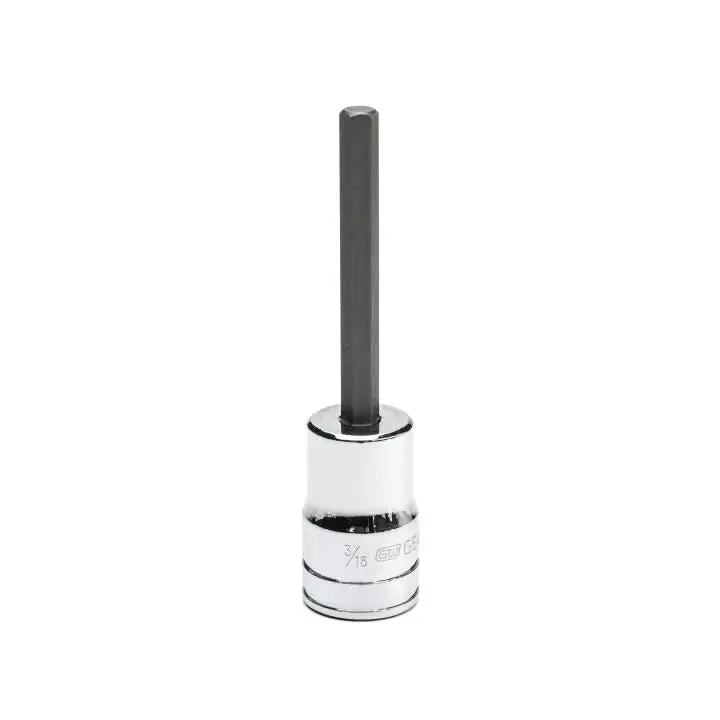 GEARWRENCH 3/8 in Drive Mid Length Hexagon SAE Bit Socket, 3/16 in - GW 82524 Price Drop