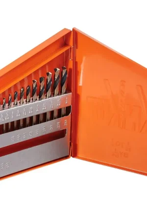 KnKut Set of 13 Fractional Short Stubby Length Drill Bit, 1/16 in - 1/4 in by 64ths - 13KK7 Seasonal Sale