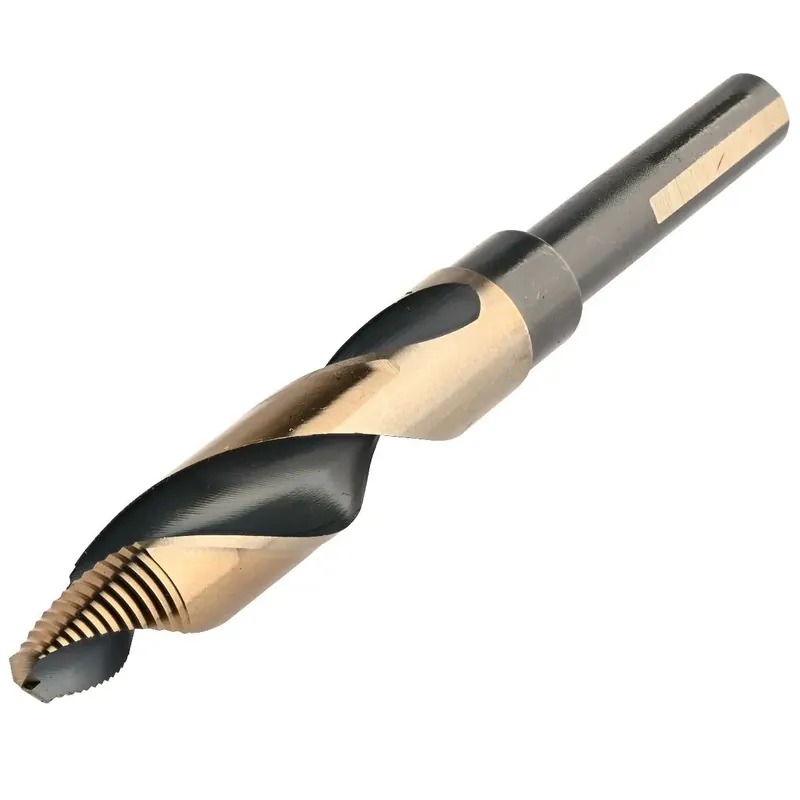 Exclusive Offer KnKut 1/2 in Fractional Step Point Reduced Shank Drill Bit, 9/16 in - KK12SP-9/16