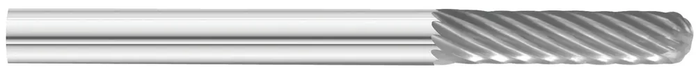 KnKut SC-42 Cylindrical Ball Nose Carbide Burr with 1/8 in Shank, 1/8 x 9/16 x 1-1/2 in OAL - KK14-SC-42 Markdown
