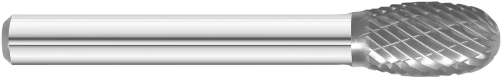 KnKut SE-3 Egg Shape Carbide Burr with 1/4 in Shank, 3/8 x 5/8 x 2-3/8 in OAL - KK14-SE-3 Best Seller