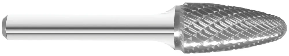 Fan Favorite KnKut SF-5 Round Tree Cut Carbide Burr with 1/4 in Shank, 1/2 x 1 x 2-3/4 in OAL - KK14-SF-5