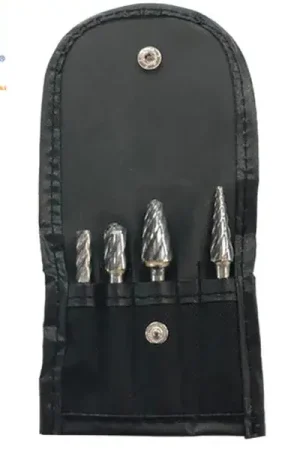Final Sale Vessel Tools Set of 4 Carbide Burr for Aluminum and Non-Ferrous Materials - VL SP-4NF
