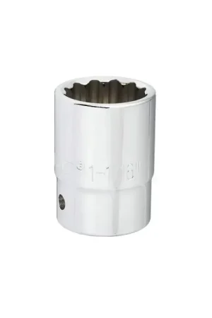 Factory Price CRESCENT 3/4 in Drive 12 Point SAE Standard Socket, 1-1/16 in - GW CDS94N