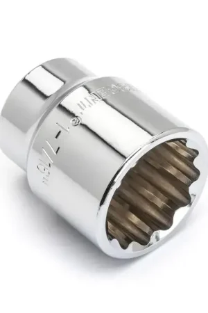 Best Choice CRESCENT 3/4 in Drive 12 Point SAE Standard Socket, 1-7/16 in - GW CDS100N