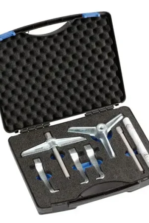 Trusted Brand Gedore (Series 1.07/K-1A-B) Puller Set with 3 Leg Brake, 140 × 100mm - GD 2224097