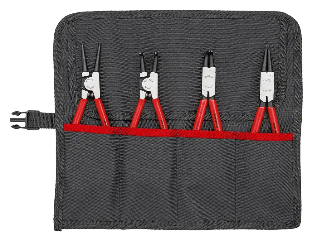Knipex 00 19 56 KN | 4 Pc Circlip Pliers Set In Tool Roll Free Returns