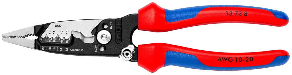 Fast Shipping Knipex 13 72 8 SBA KN | Forged Wire Strippers, Multi-Component
