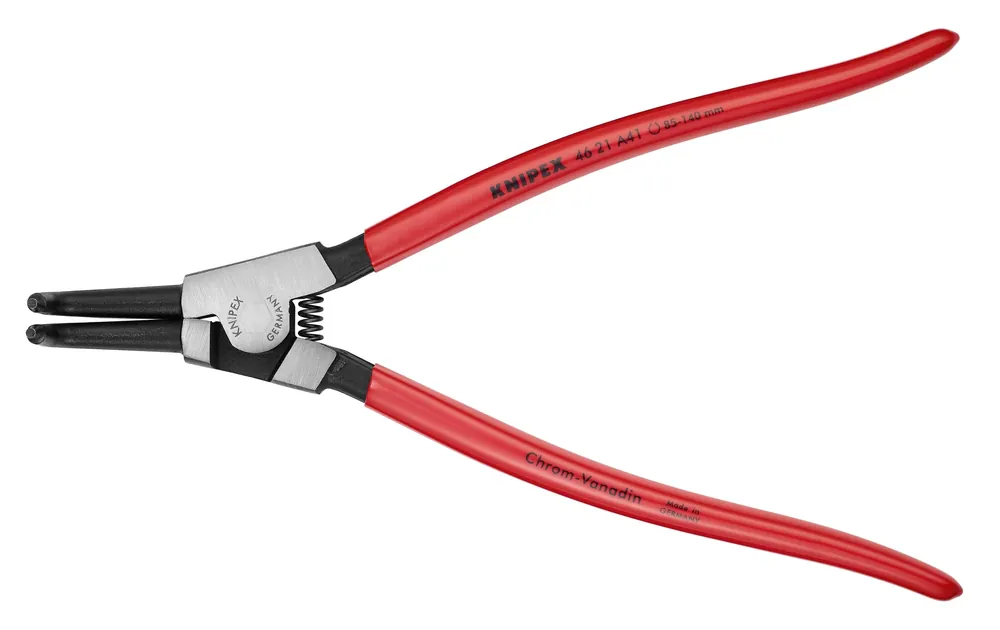 Latest Knipex 46 11 A4 KN | Circlip Pliers, External, Straight, 3 11/32"-5 1/2" Shaft Dia.