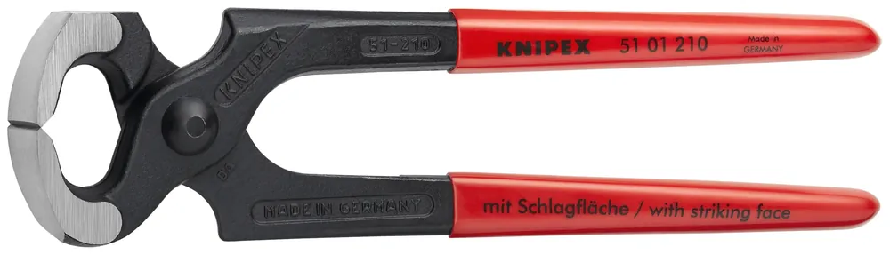 Knipex 51 01 210 KN | Carpenters' End Cutting Pliers "Hammer Head" Style Shop Now