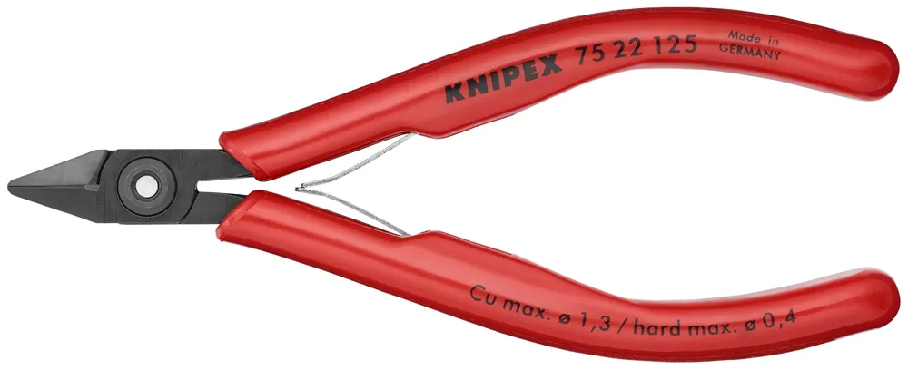 Hot Deal Knipex 75 22 125 KN | Electronics Diagonal Cutters