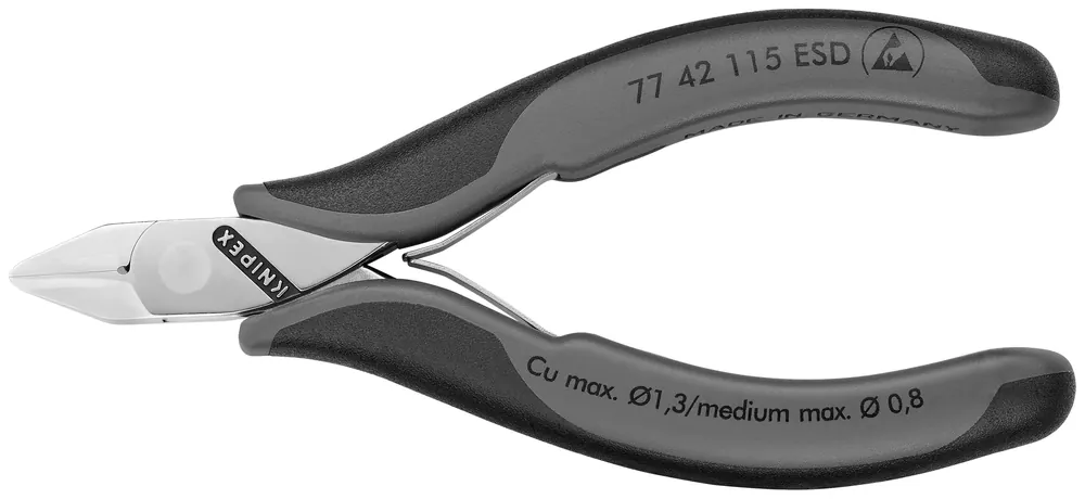 Knipex 77 42 115 ESD KN | Electronics Diagonal Cutters, ESD New Arrival